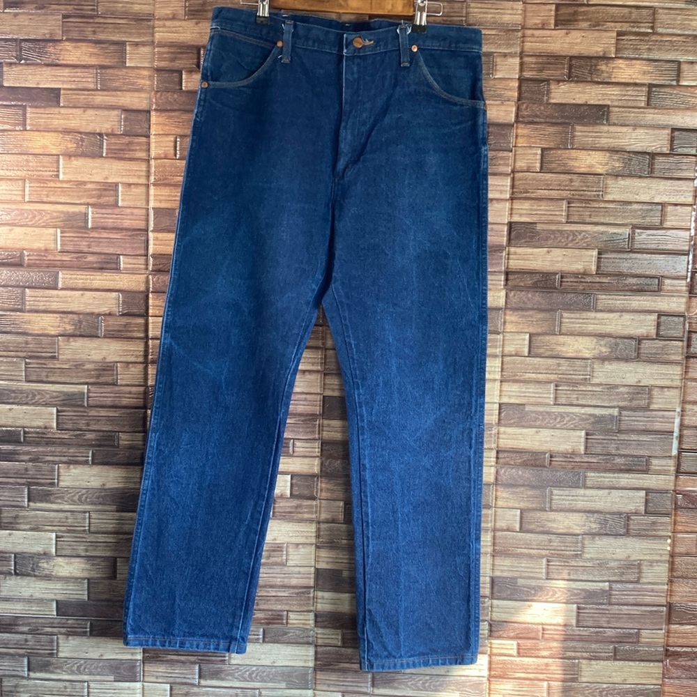 EUC Mens Vintage Dark Wash Weangler Jeans Size 36x30 13MWZ